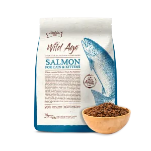 Absolute Bites Wild Age Cat Salmon Complete & Balanced For All Life Stages 12lbs