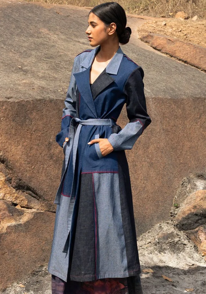 Amelia Denim Trench