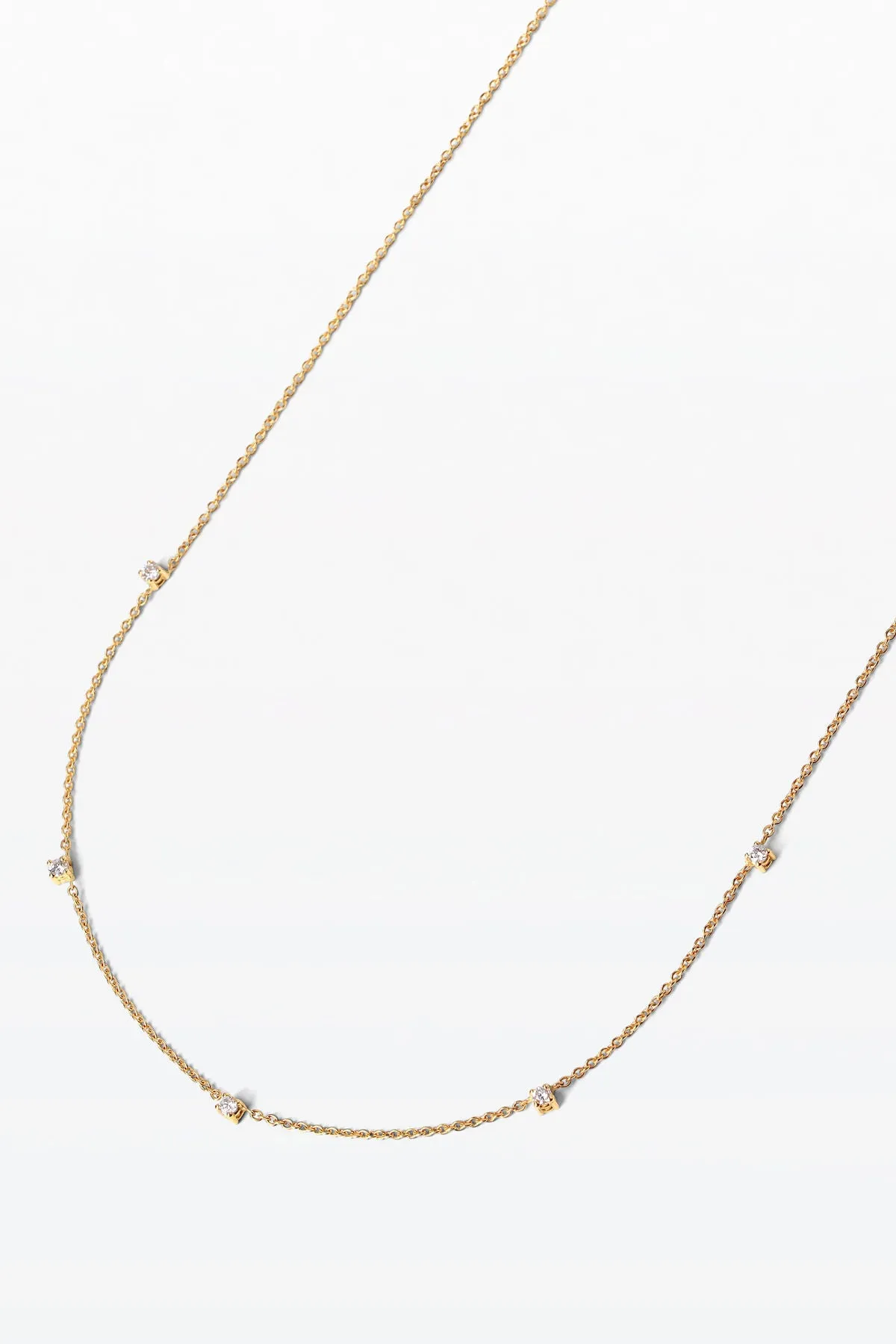 Anthology 04 18K Gold Necklace w. Diamonds