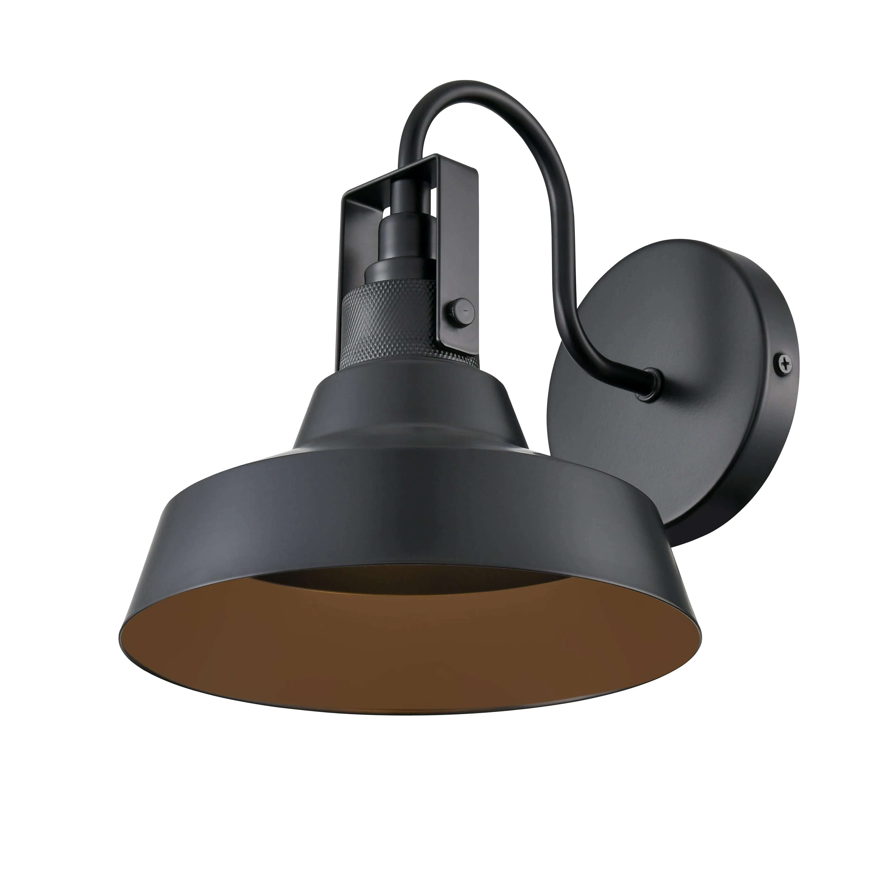 Axell Outdoor Wall Sconce - Powder Coated Black - 9.75in. Extension - E26 Medium Base