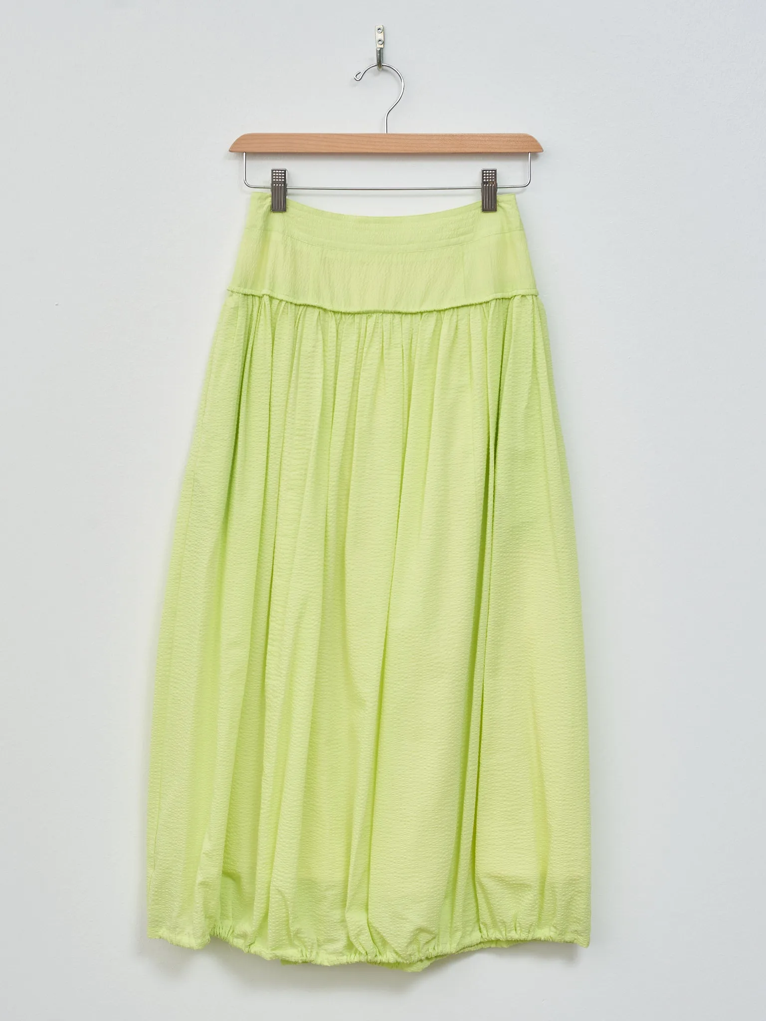 Balloon Skirt - Acid Lime