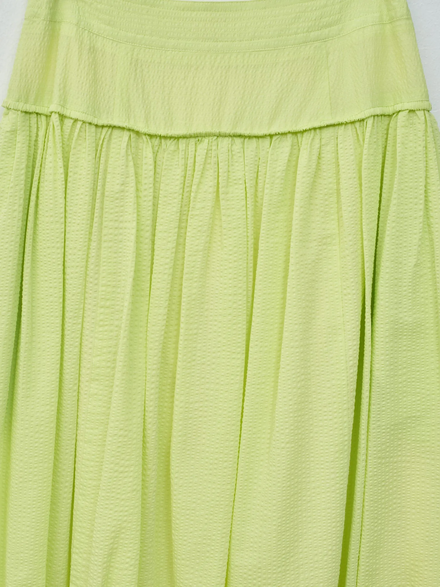 Balloon Skirt - Acid Lime