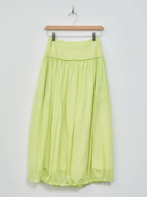 Balloon Skirt - Acid Lime