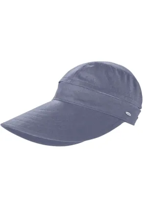 Bel Aire Zip-Off Sun Visor  | Denim Blue Chambray