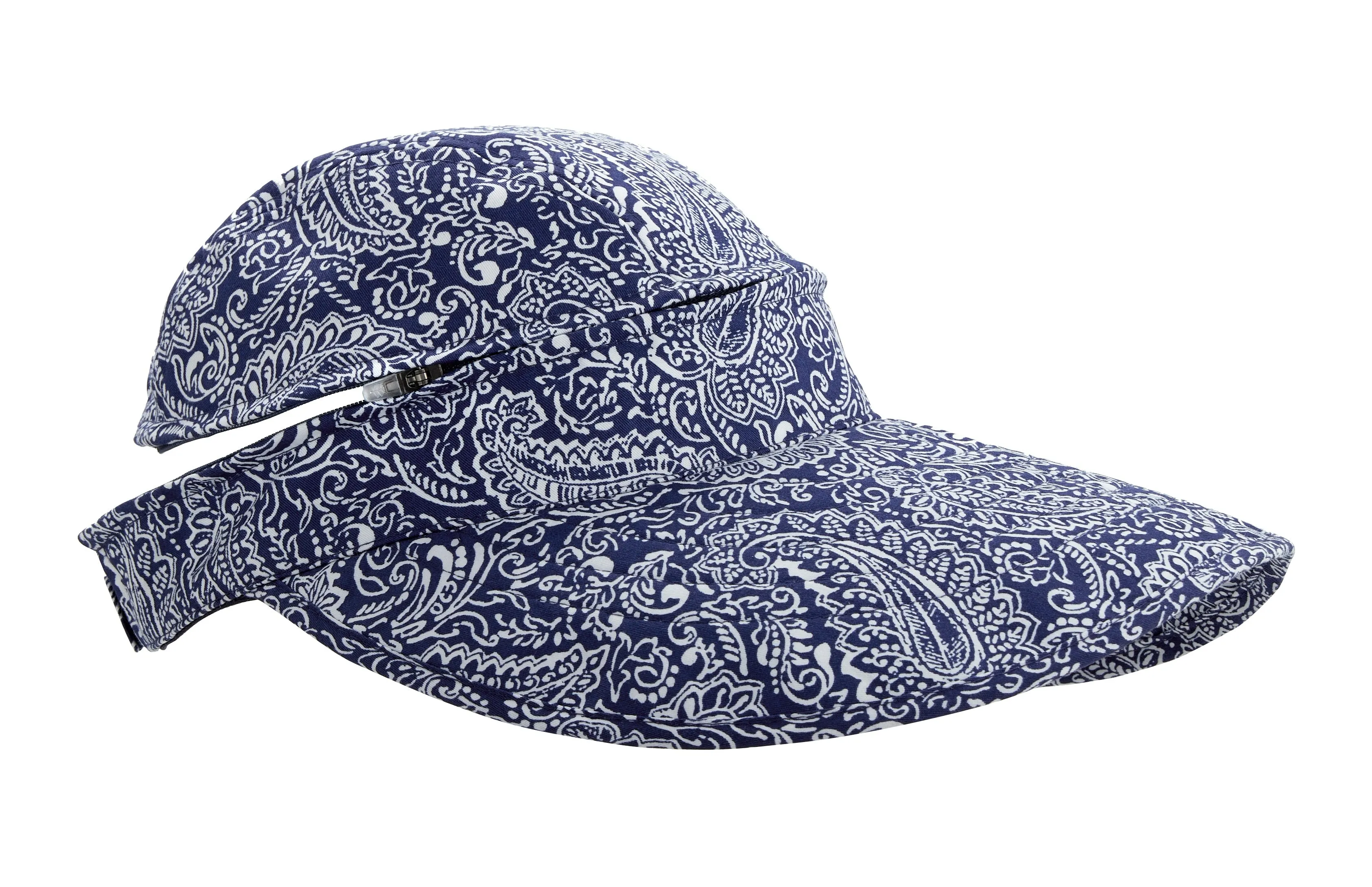 Bel Aire Zip-Off Sun Visor | Navy