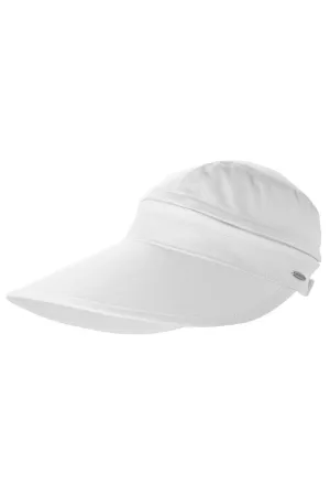 Bel Aire Zip-Off Sun Visor | White