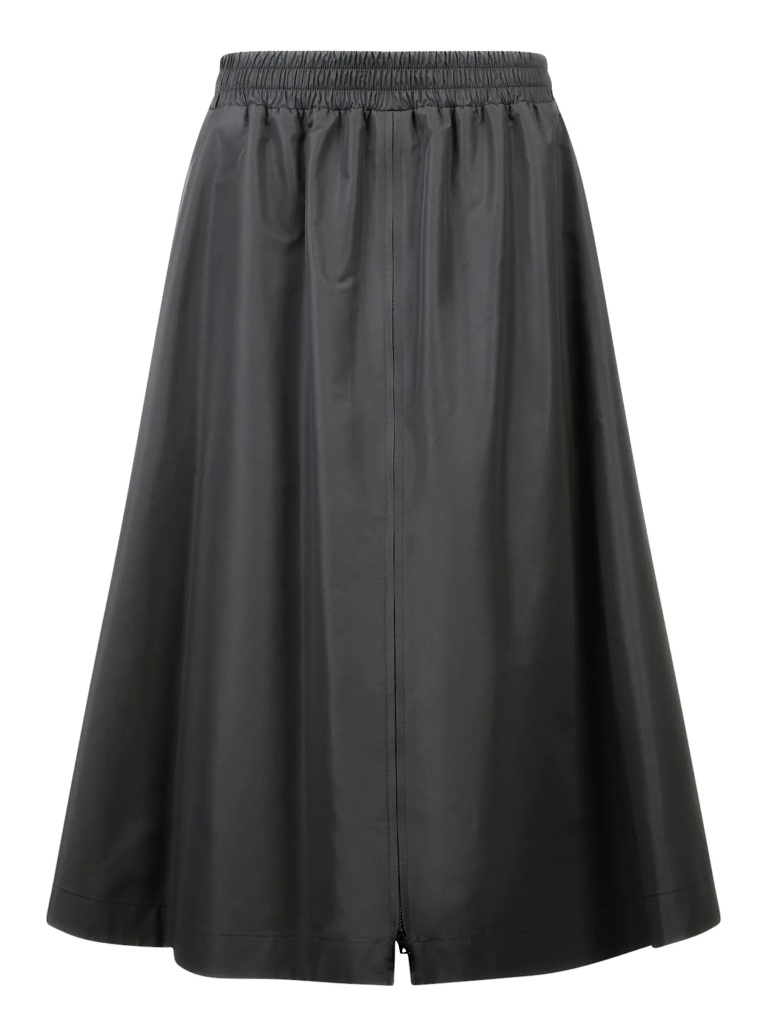 Black Tech NYL Circle Midi Skirt