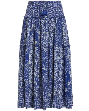 Blue Antibes Nana Maxi Skirt