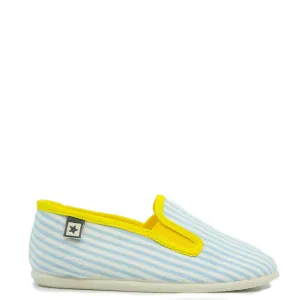 Bonton Blue Striped Slip On