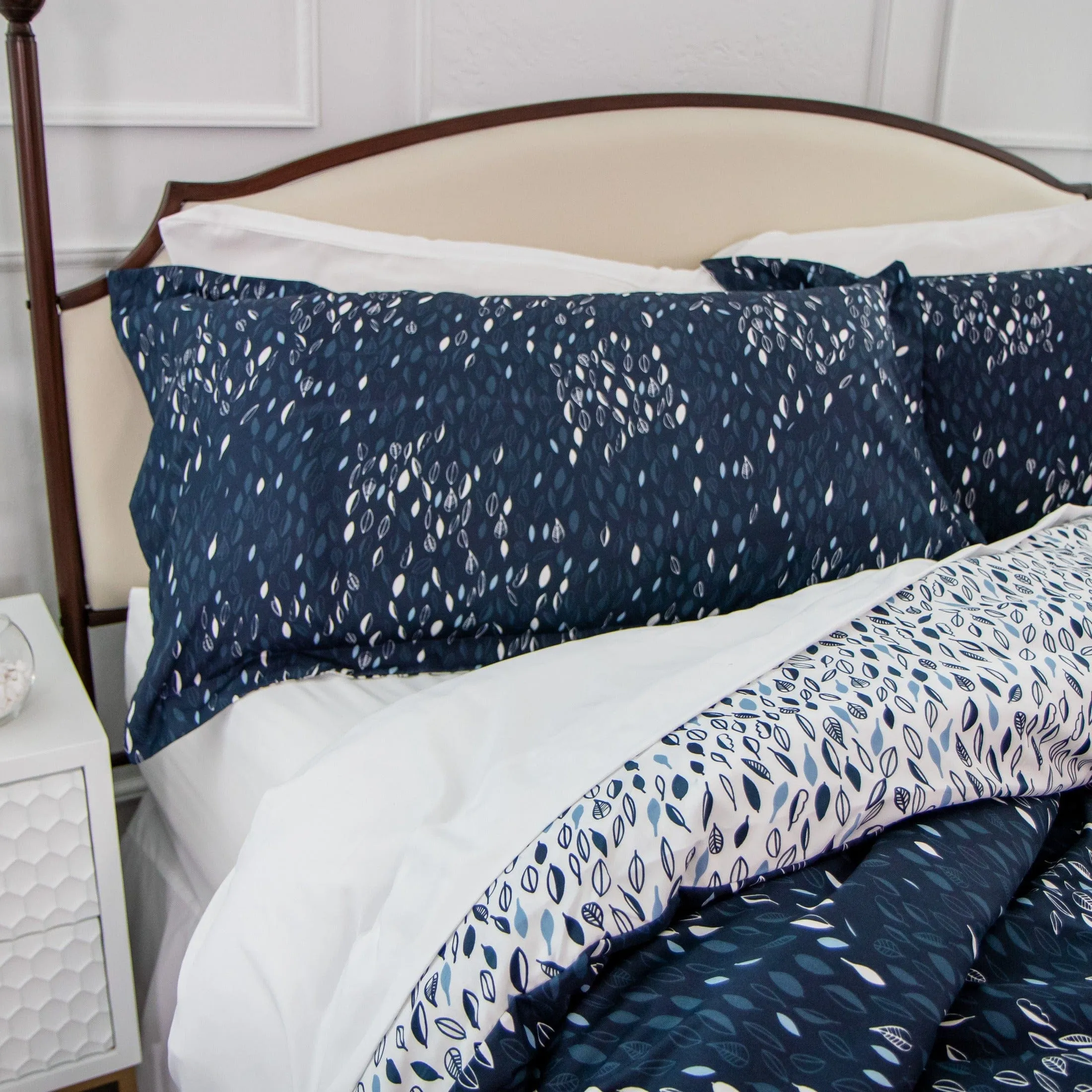 Botanical Leaves Reversible Comforter Set