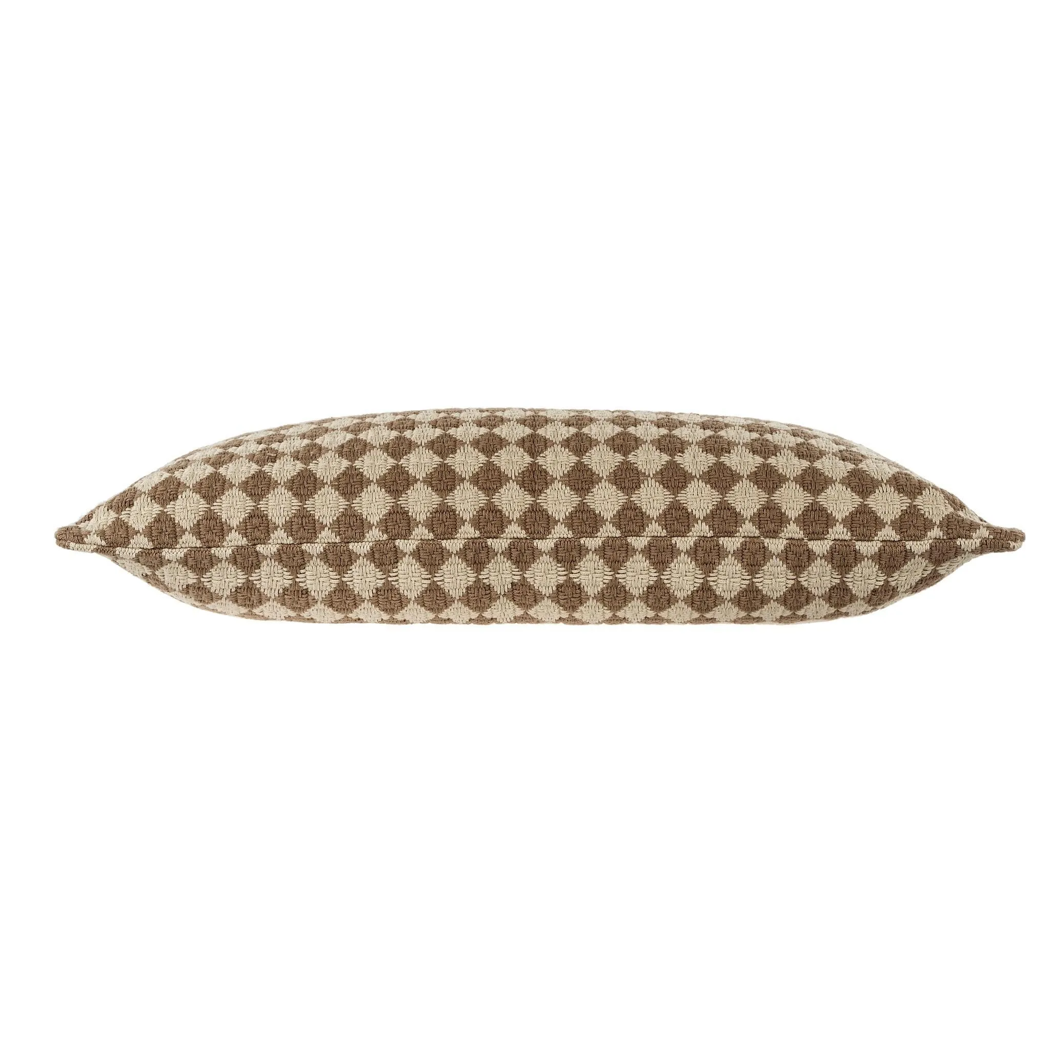 Brown Check Weave Pillow