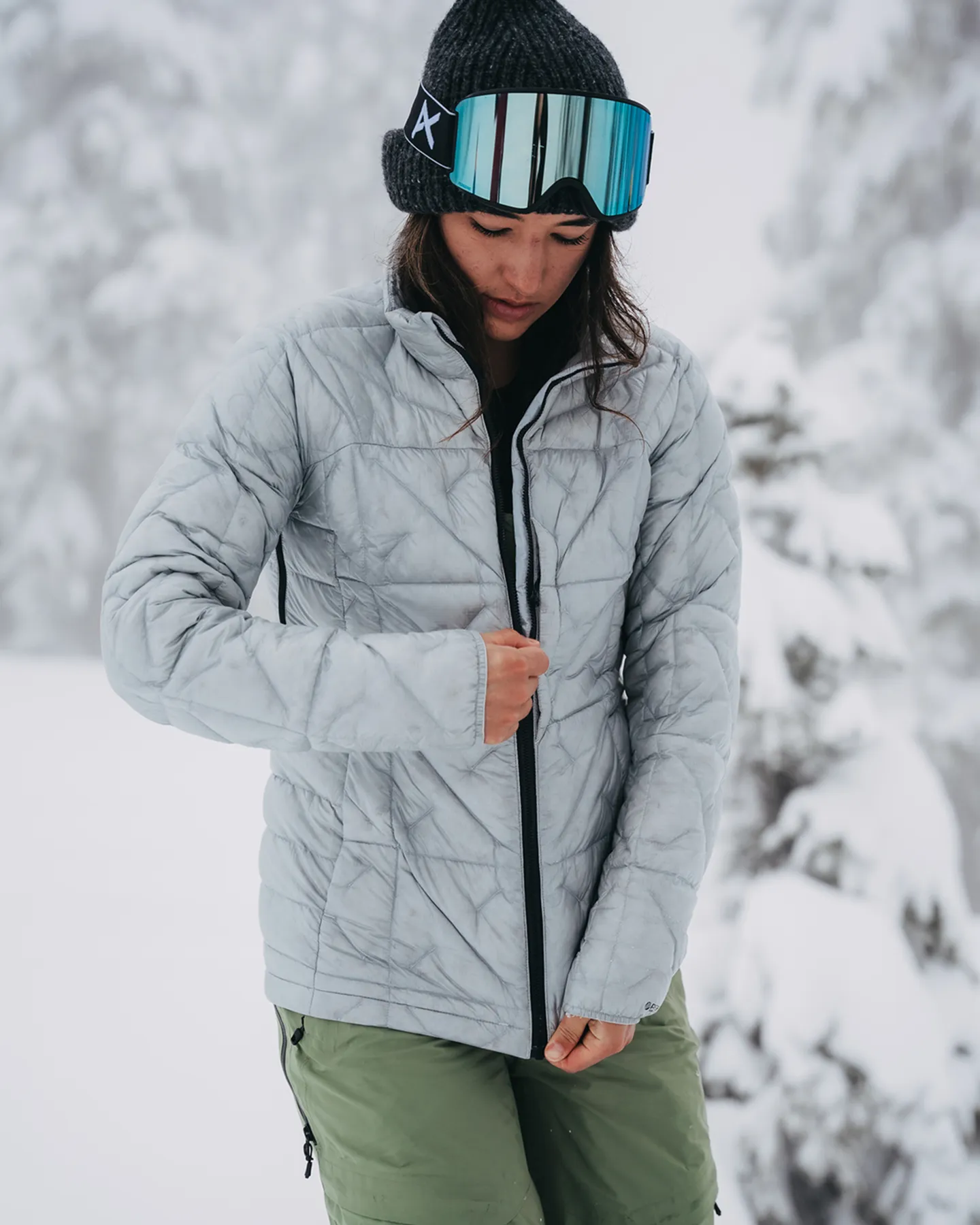 Burton Women's [ak]® Baker Down Jacket - Gray Cloud