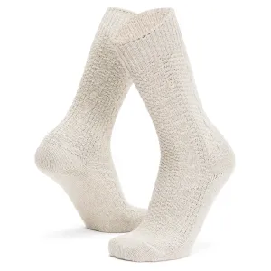 Cable Curl Lightweight Crew Sock