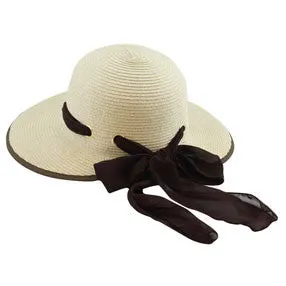 California Hat Company - Ladies Scoop Hat With Ribbon