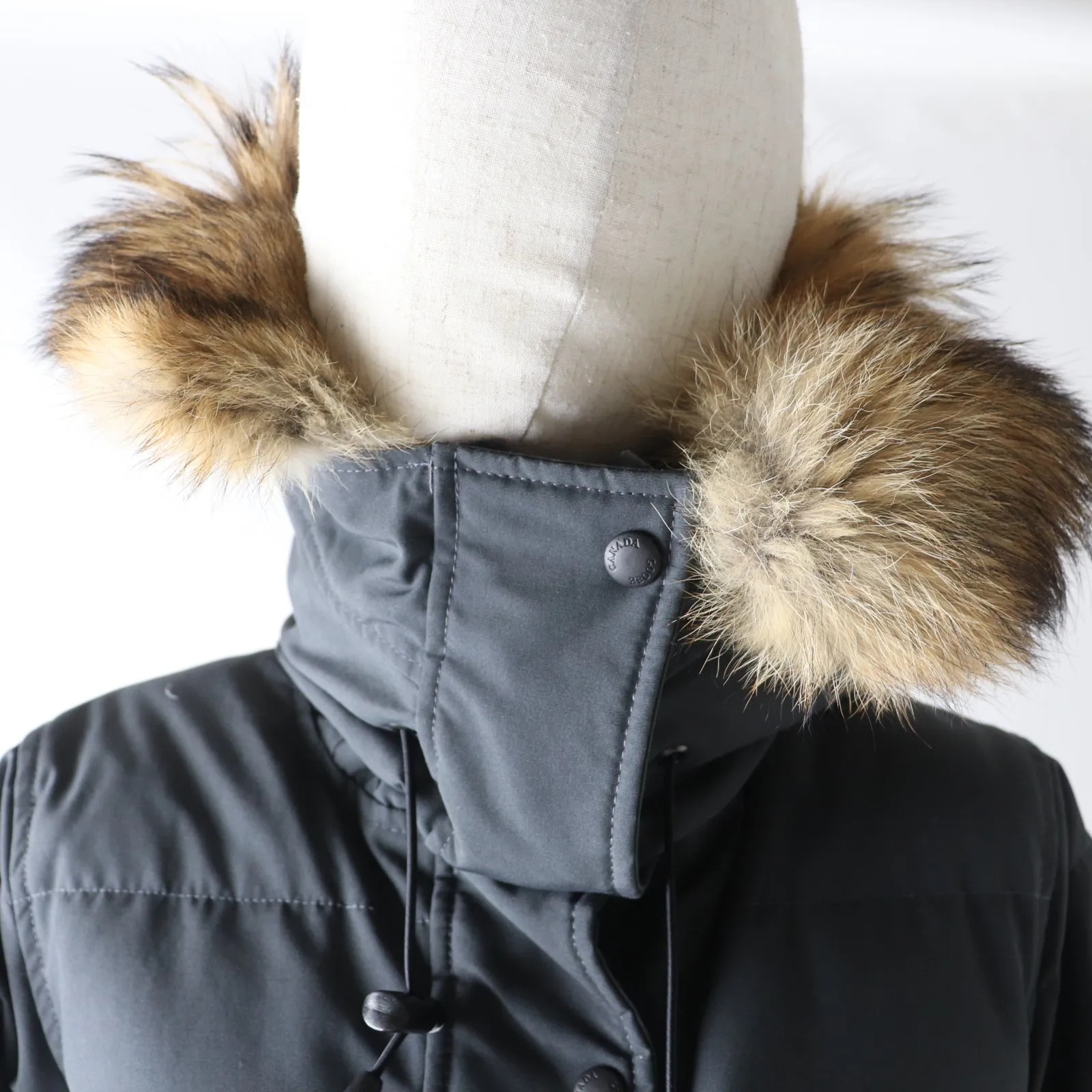 Canada Goose Shelburne Parka Down Coat Gray S/P