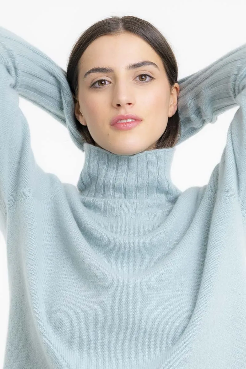 Cashmere Saddle Shoulder Sweater