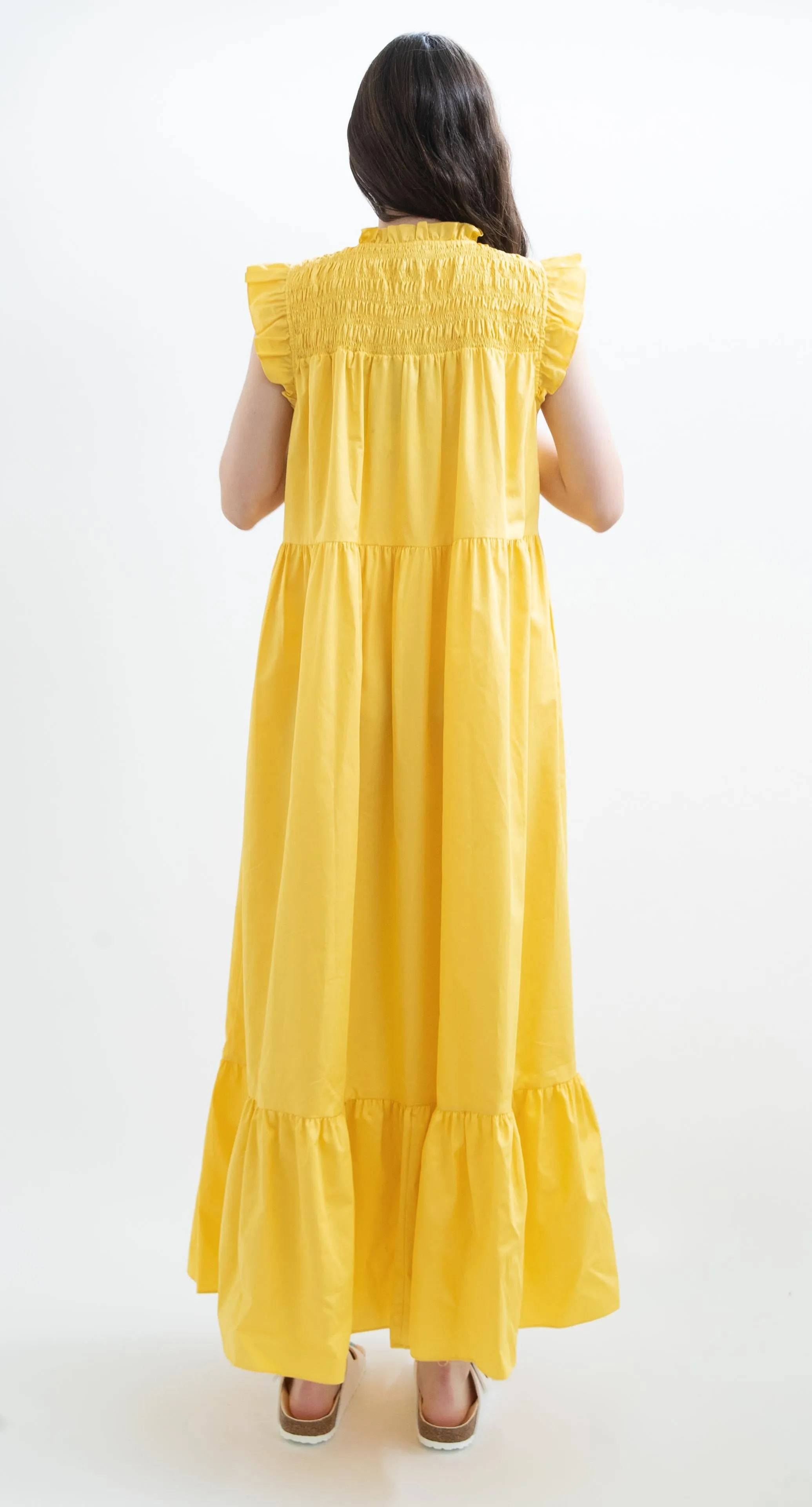 Devotion Twins Askeli Long dress in Yellow