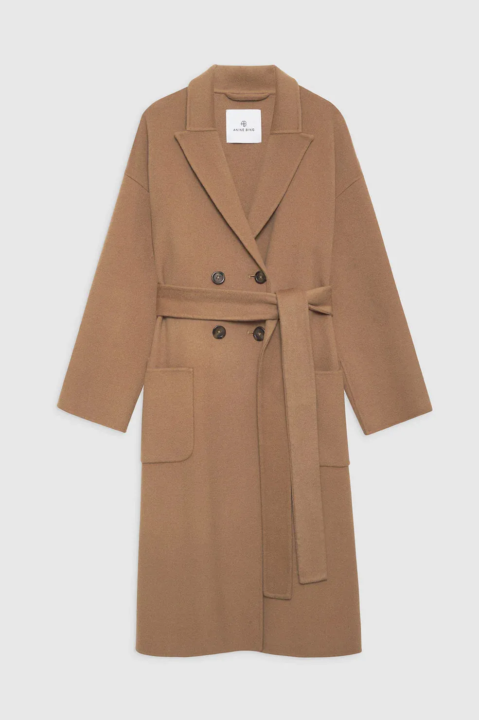 Dylan Coat - Camel Cashmere Blend