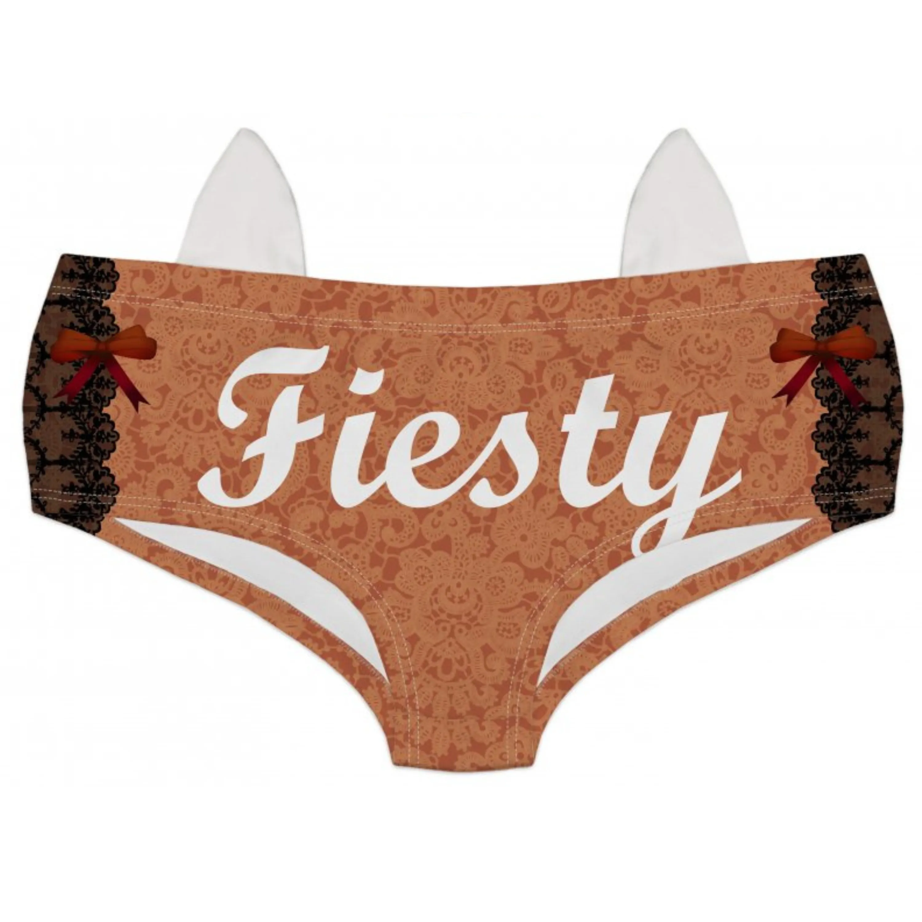 Ear Pantie - Fiesty Red Panda (6-10 UK Size)