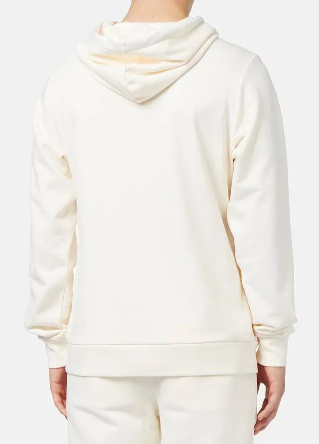 Embroidered Logo Pullover Hoodie (Cream) - I23E06063001329