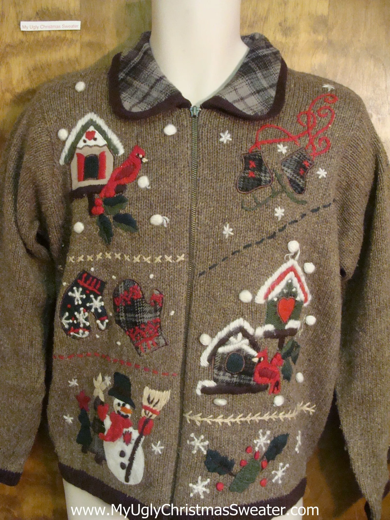 Festive Birds and Friends Ugly Xmas Sweater