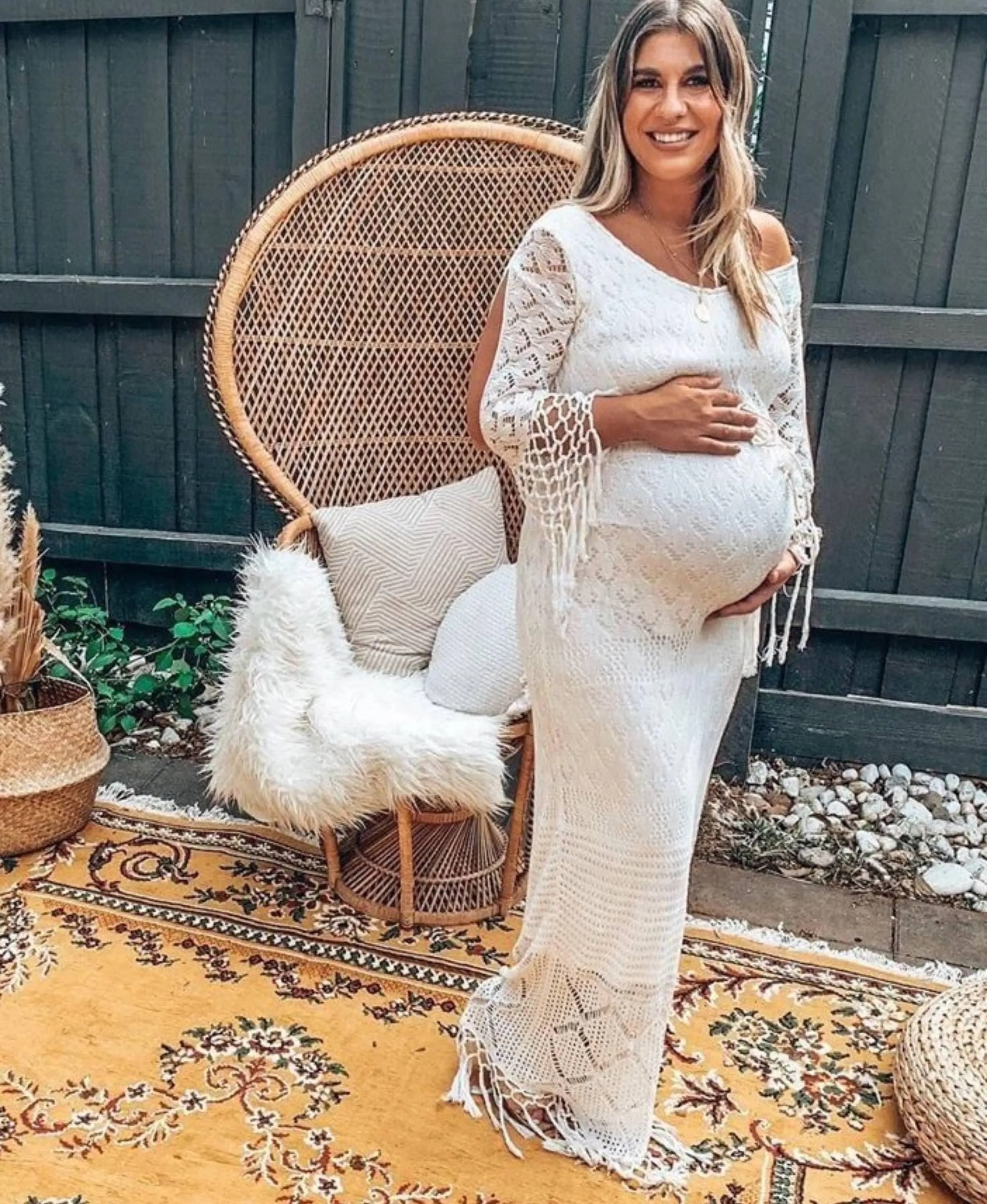 Fillyboo Brooke Crochet Maxi Dress