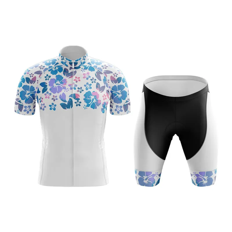 Floral Neck Hibiscus Club Cycling Kit