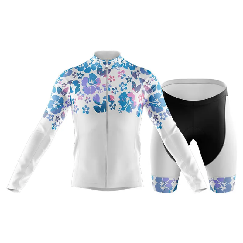 Floral Neck Hibiscus Club Cycling Kit