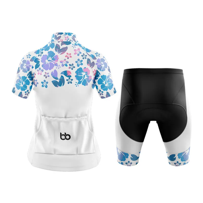 Floral Neck Hibiscus Club Cycling Kit