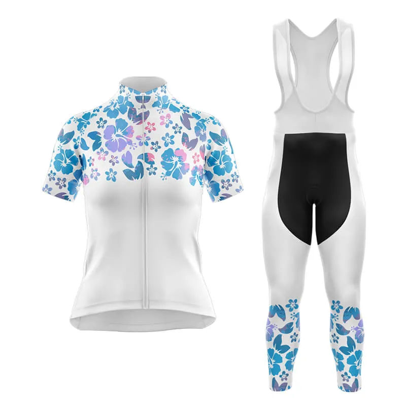 Floral Neck Hibiscus Club Cycling Kit