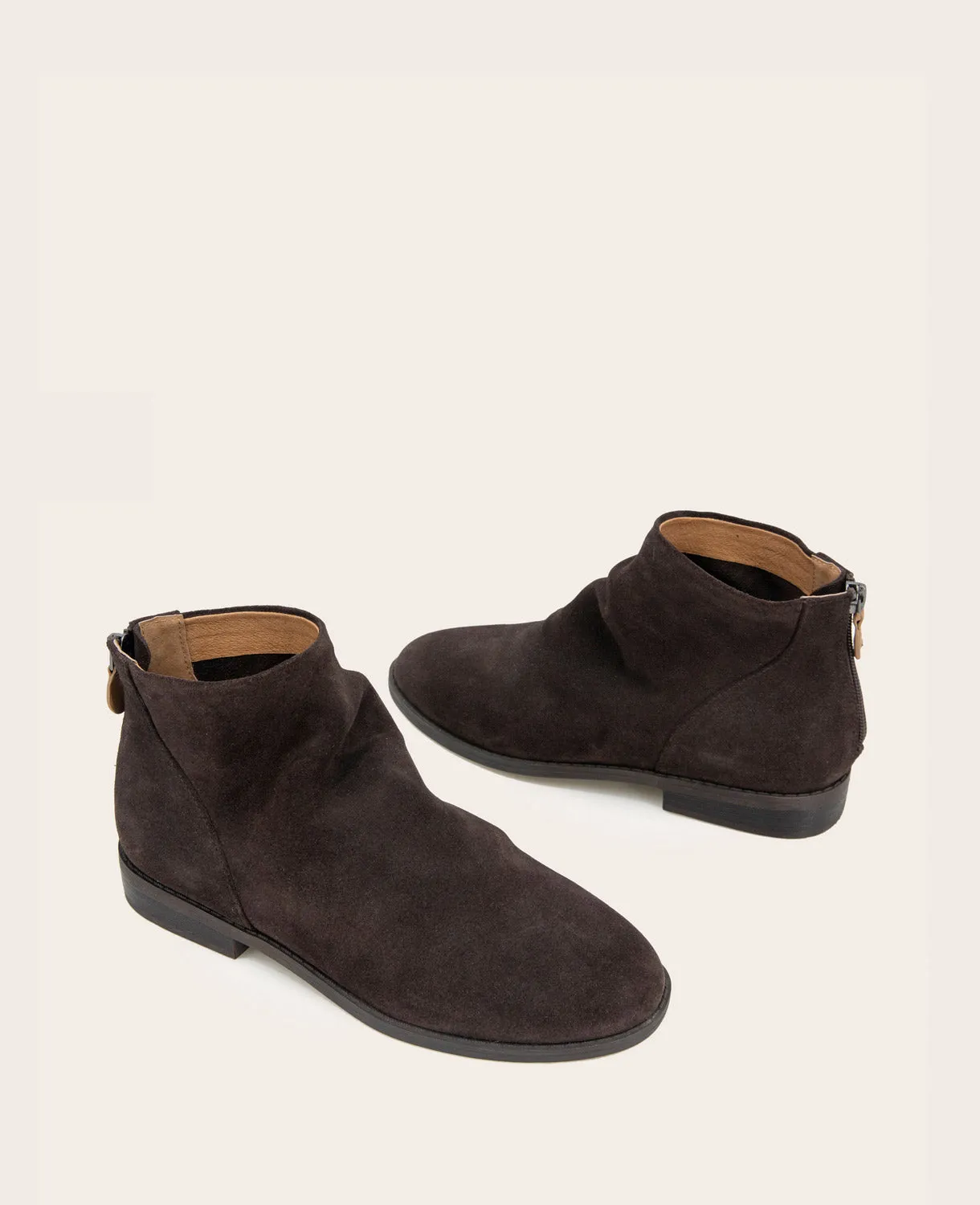 GENTLE SOULS - Emma Suede Zip Bootie