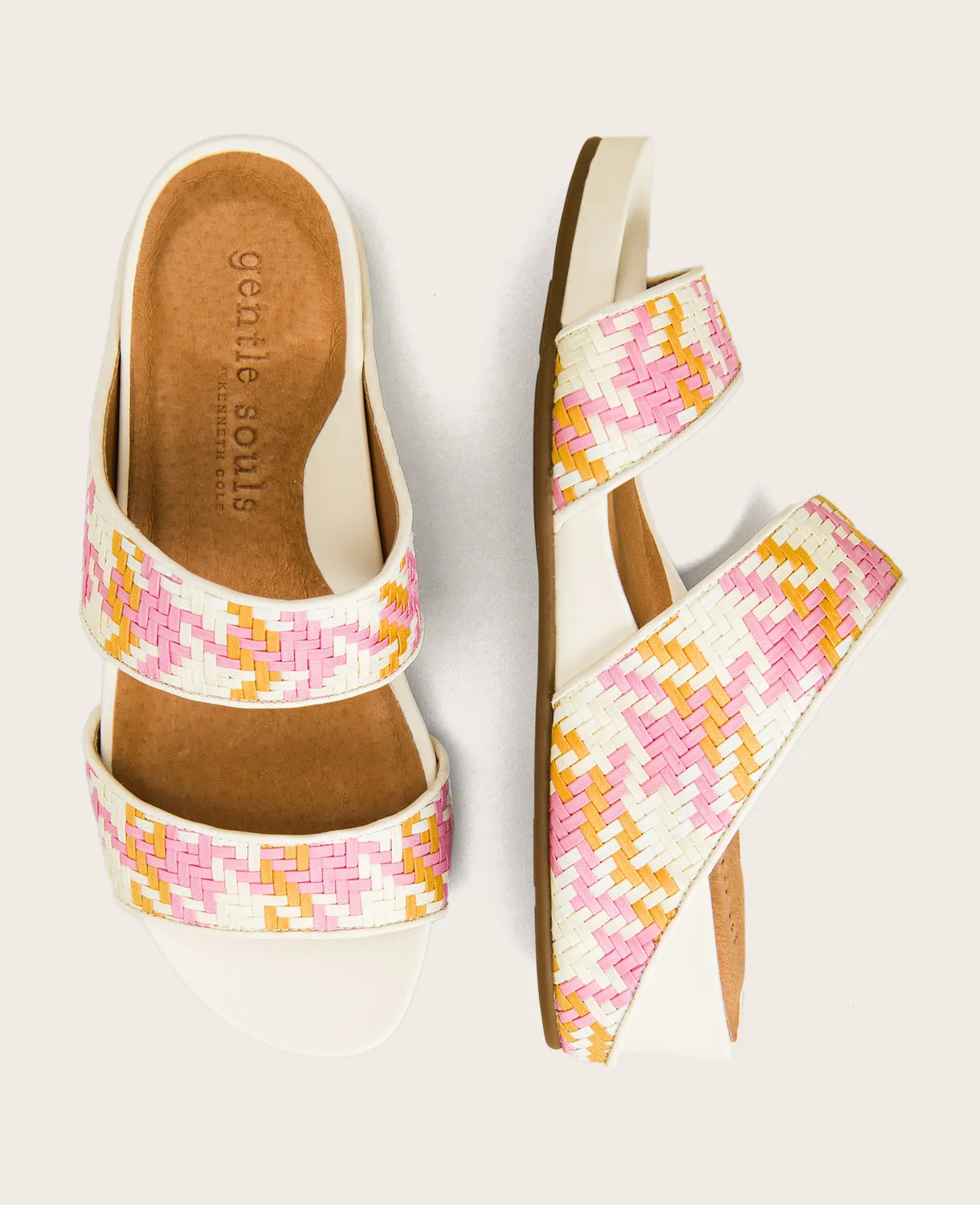 GENTLE SOULS - Gisele Two Strap Wedge Sandal