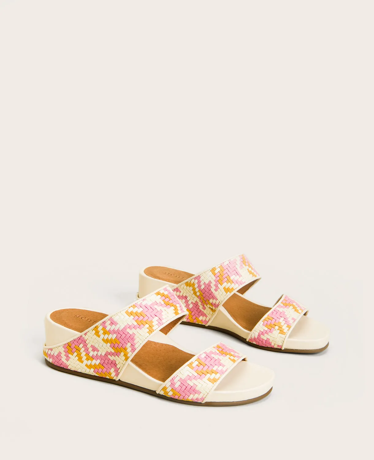 GENTLE SOULS - Gisele Two Strap Wedge Sandal