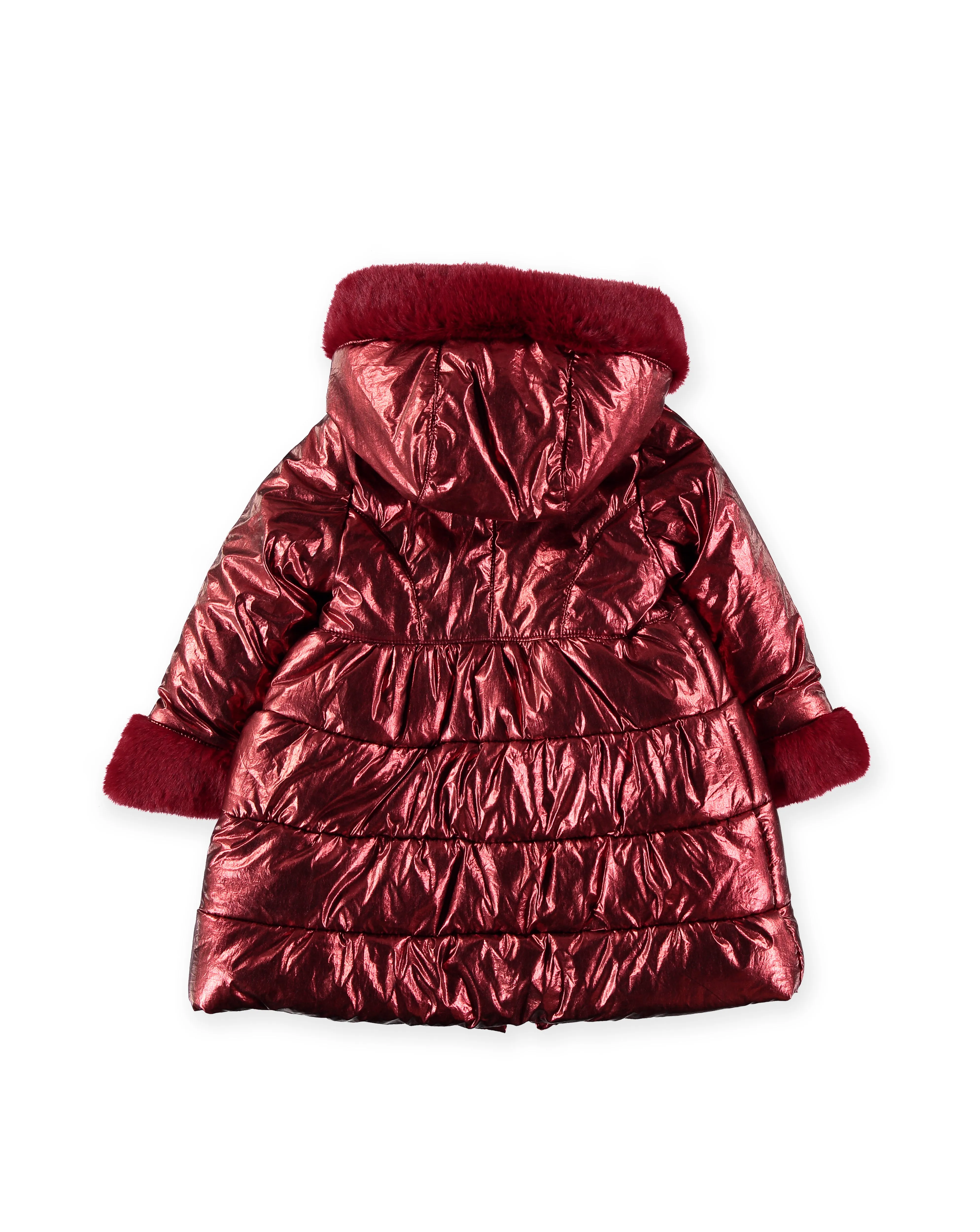 Girls Metallic Coat