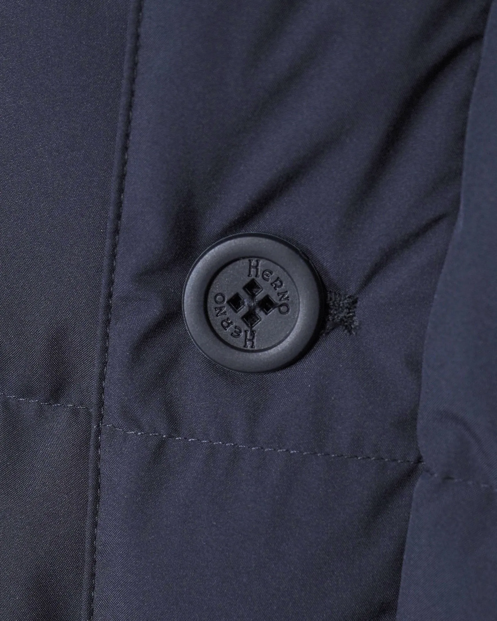 Herno LAMINAR Coat in GORE-TEX INFINIUM Windstopper - Navy