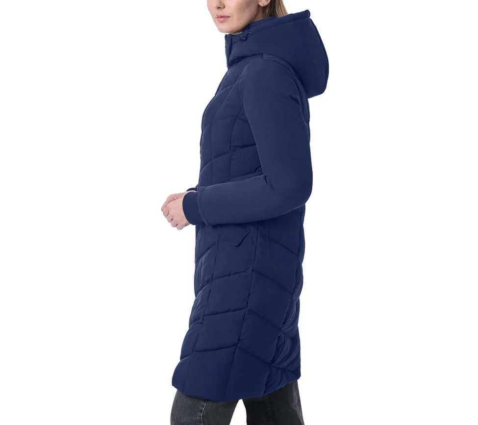 Hooded Walker Puffer Navy