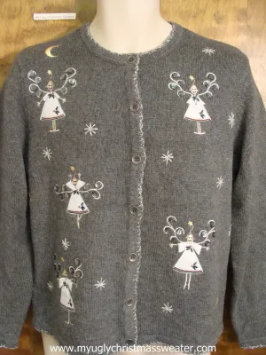 Ice Skaters Ugly Christmas Sweater