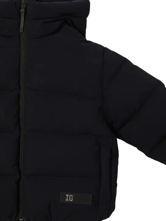 Il Gufo   Hooded nylon down jacket 