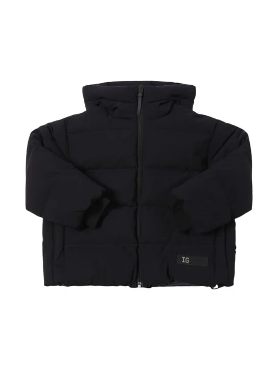 Il Gufo   Hooded nylon down jacket 