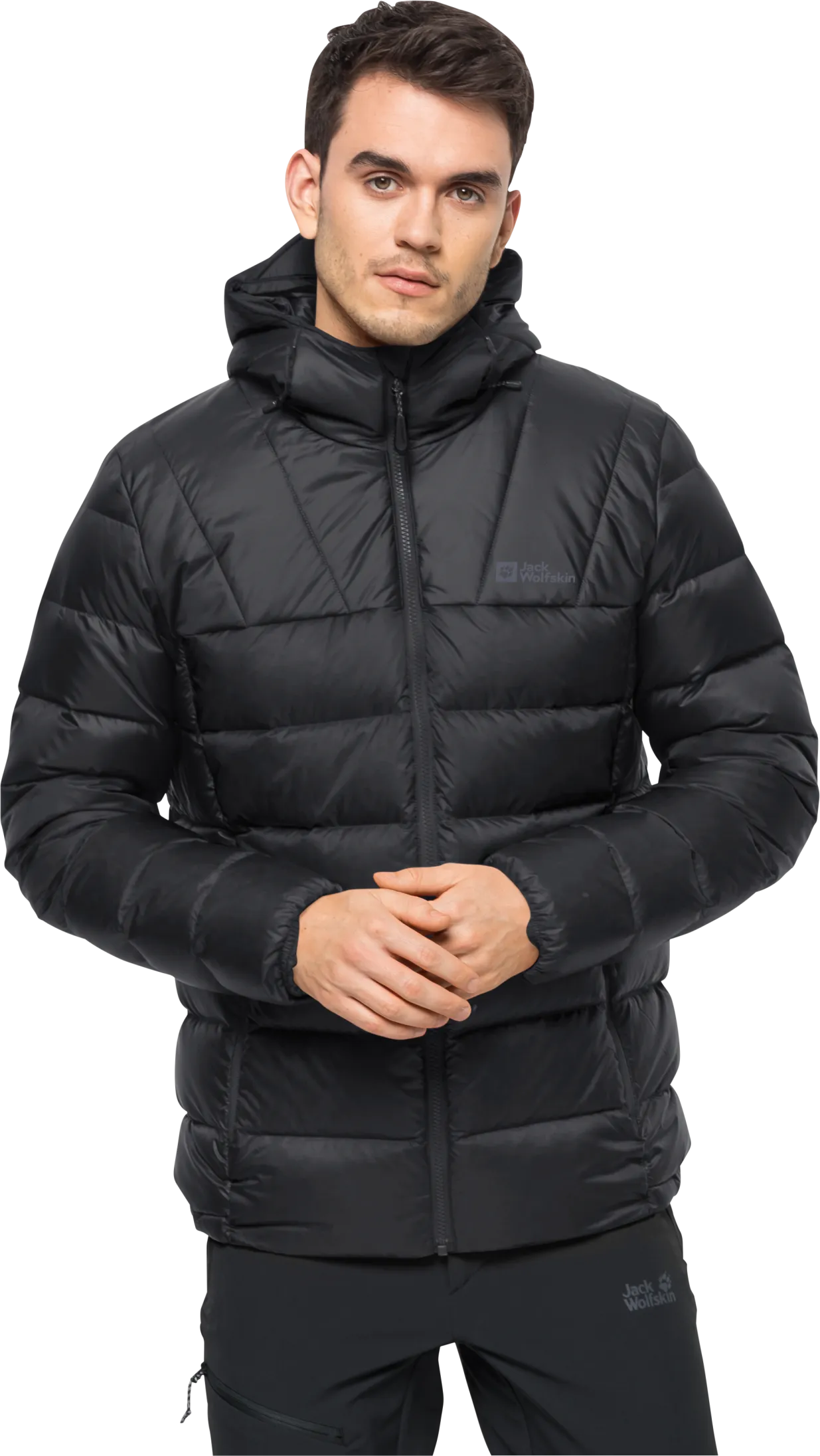 Jack Wolfskin Men&#x27;s Nebelhorn Down Hoody Black | Buy Jack Wolfskin Men&#x27;s Nebelhorn Down Hoody Black here | Outnorth