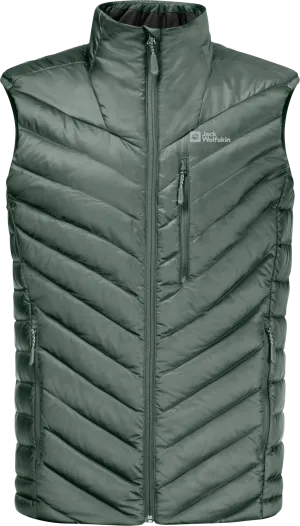 Jack Wolfskin Men&#x27;s Passamani Down Vest Hedge Green | Buy Jack Wolfskin Men&#x27;s Passamani Down Vest Hedge Green here | Outnorth