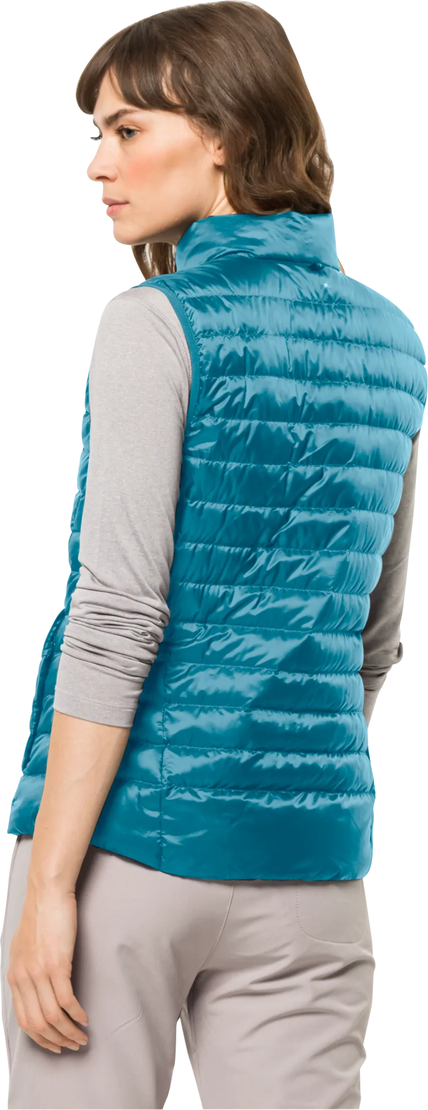 Jack Wolfskin Women&#x27;s Pack &amp; Go Down Vest Freshwater Blue | Buy Jack Wolfskin Women&#x27;s Pack &amp; Go Down Vest Freshwater Blue here | Outnorth