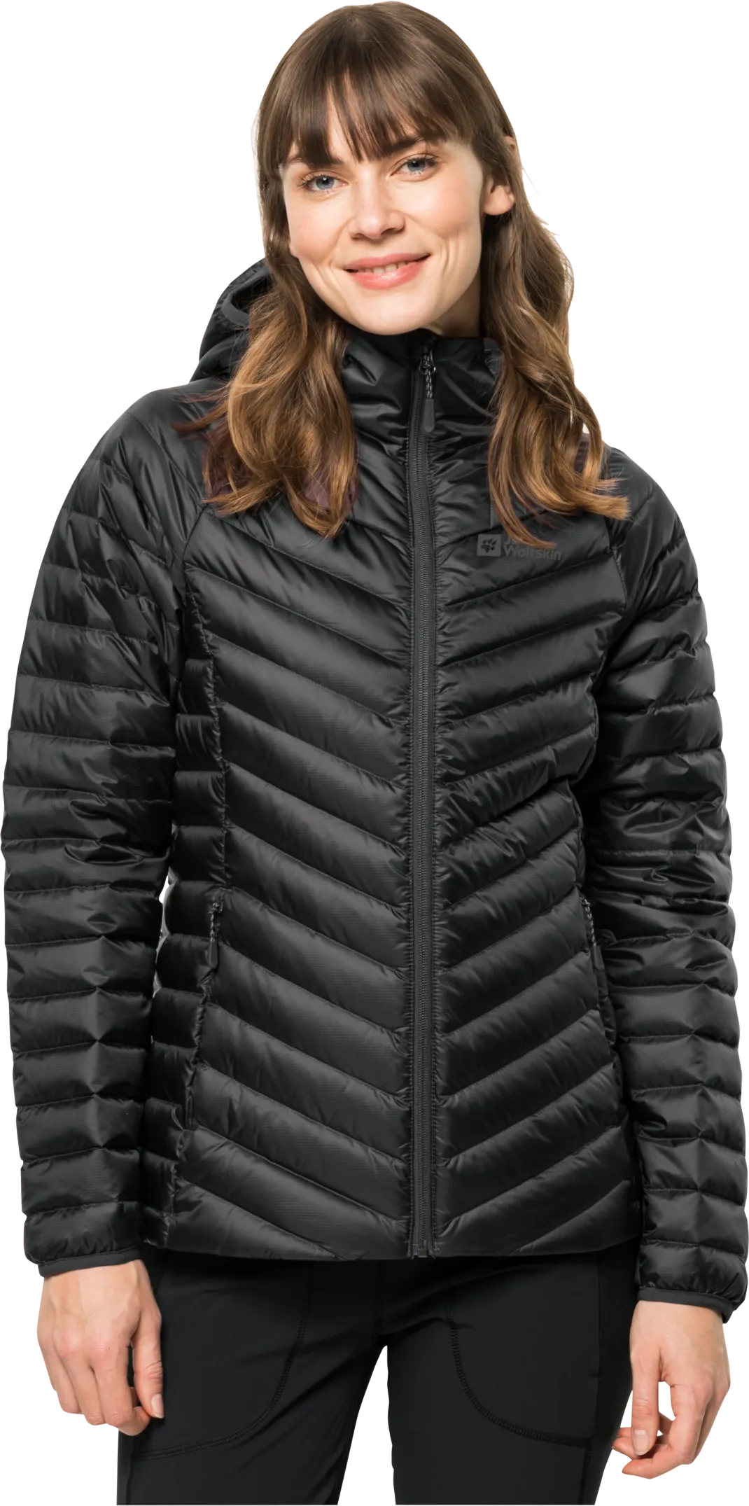 Jack Wolfskin Women&#x27;s Passamani Down Hoody Black | Buy Jack Wolfskin Women&#x27;s Passamani Down Hoody Black here | Outnorth