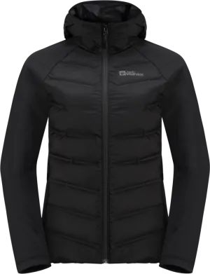 Jack Wolfskin Women&#x27;s Tasman Down Hybrid Black | Buy Jack Wolfskin Women&#x27;s Tasman Down Hybrid Black here | Outnorth