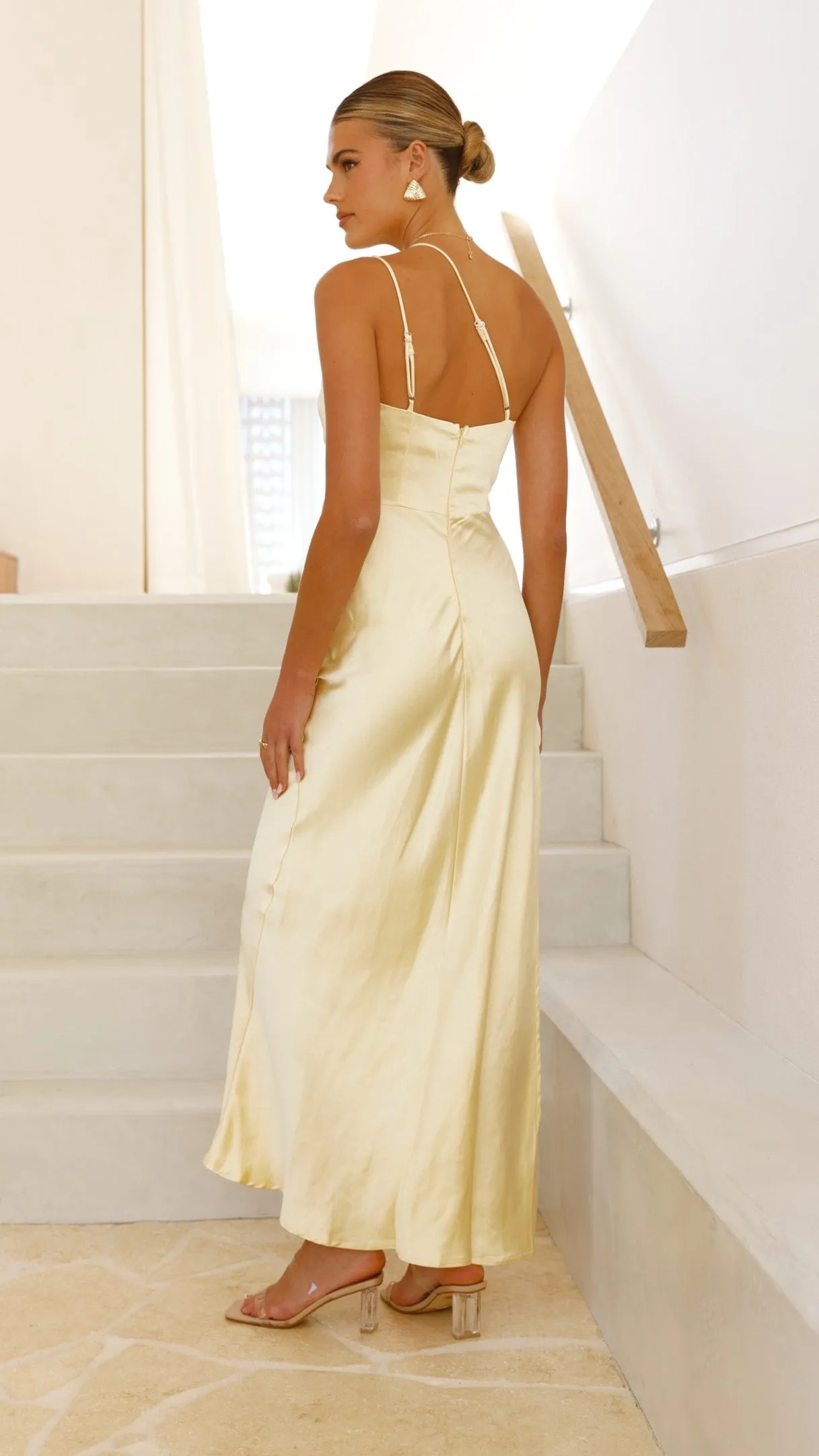 Jenna Maxi Dress - Yellow