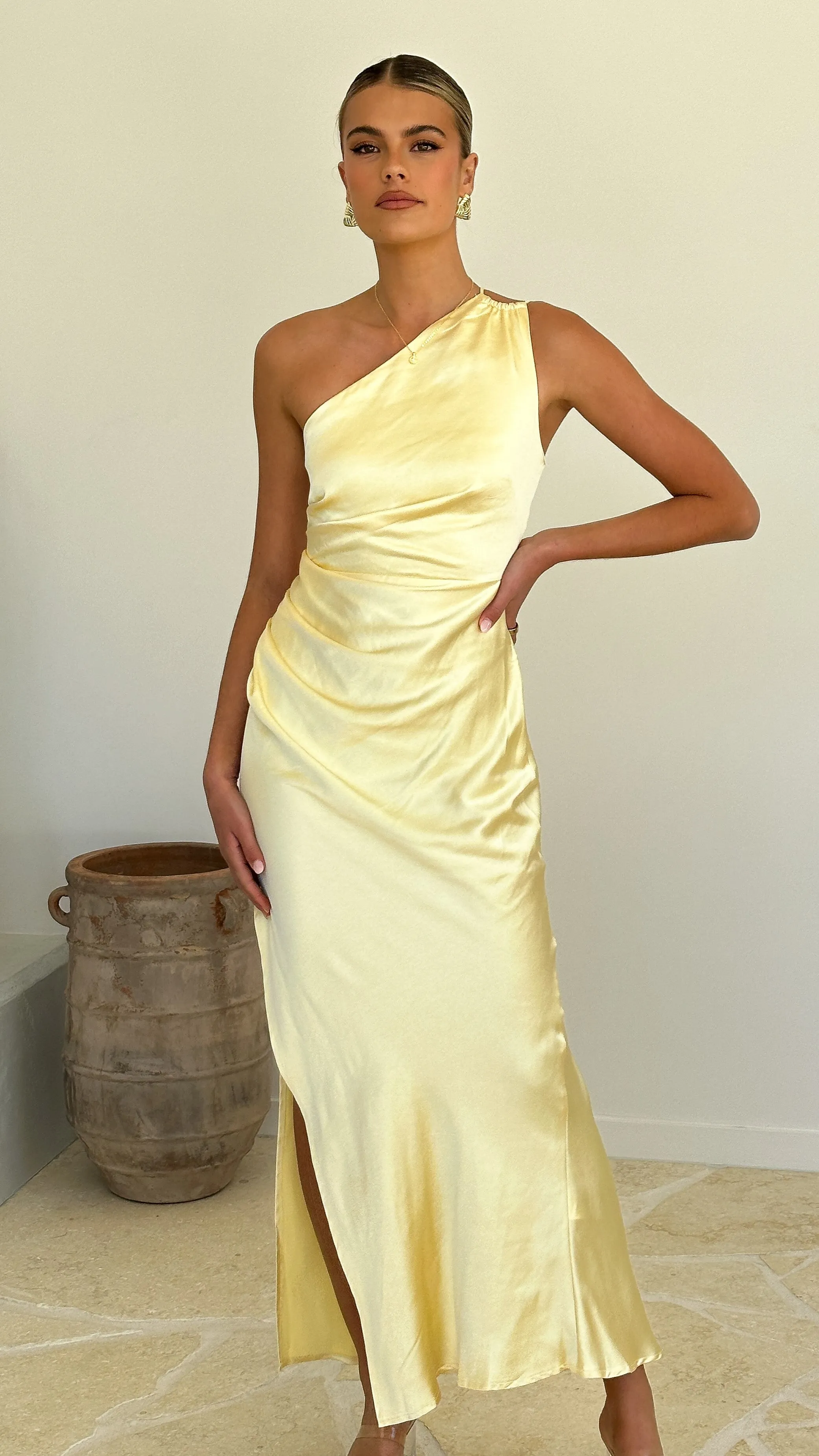 Jenna Maxi Dress - Yellow