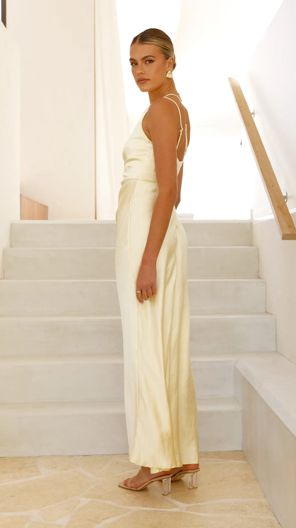 Jenna Maxi Dress - Yellow