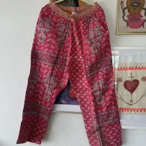 Kantha Pants – Scarlet (L)