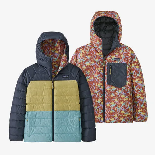 Kids' Patagonia | Reversible Down Sweater Hoody Jacket | Fucsia