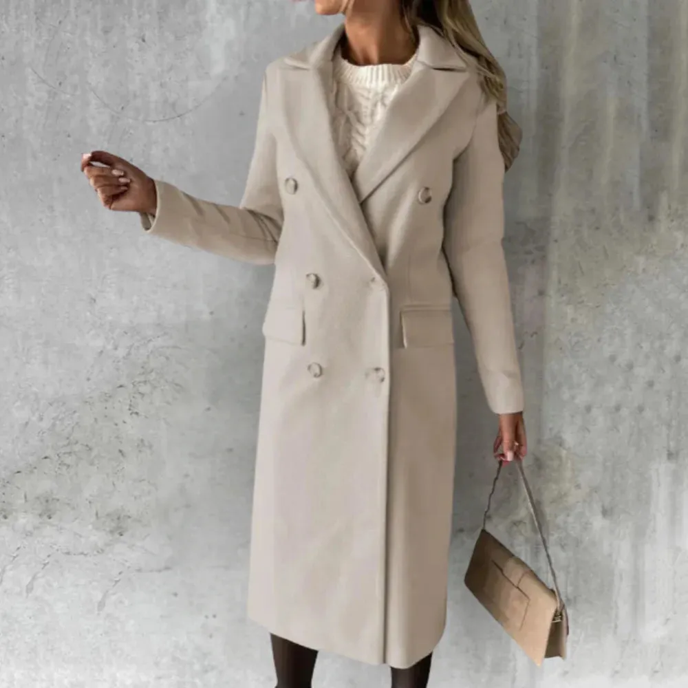 Kim - Iconic Trench Wool Coat